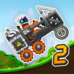 Скачать взломанную Rovercraft 2: Race a space car (Роверкрафт 2)  [МОД Unlocked] - стабильная версия apk на Андроид