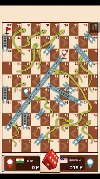 Snakes & Ladders King  [МОД Много монет] Screenshot 4