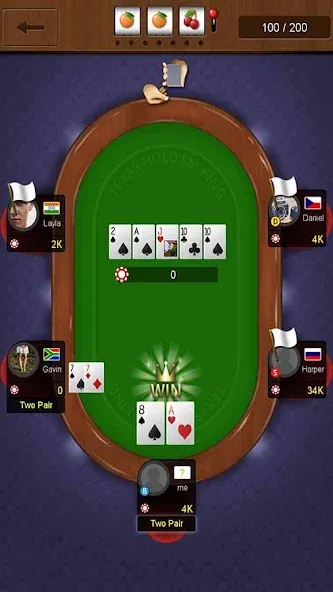 Texas holdem poker king  [МОД Unlocked] Screenshot 5