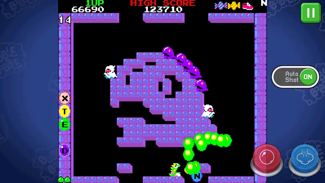 BUBBLE BOBBLE classic (БАБЛ БОББЛ классика)  [МОД Много монет] Screenshot 4