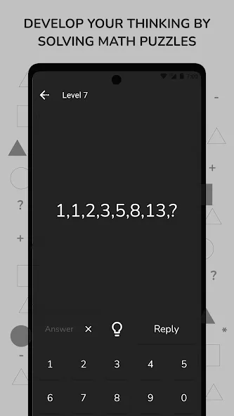 Math Puzzle & Brain Riddles  [МОД Бесконечные монеты] Screenshot 2