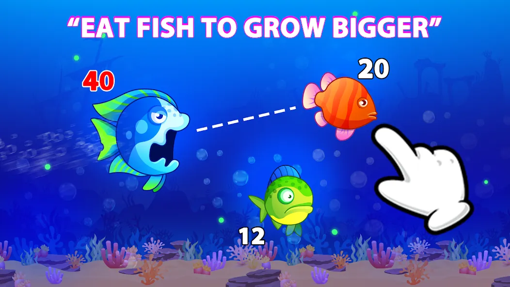 Eat Fish.IO : Fish Battle  [МОД Unlocked] Screenshot 1