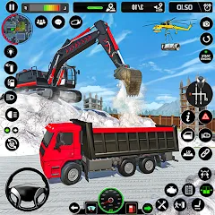 Скачать взлом Excavator Simulator Crane Game (Экскаватор Симулятор Кран Игра)  [МОД Menu] - последняя версия apk на Андроид