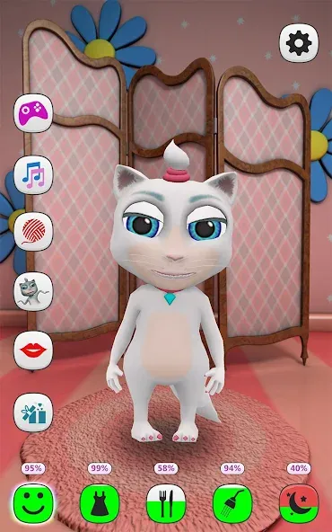 My Talking Kitty Cat  [МОД Все открыто] Screenshot 1