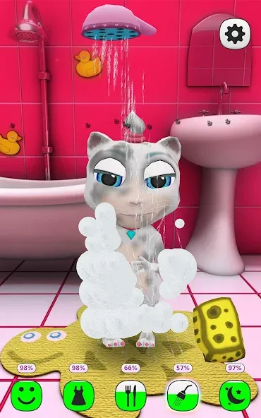 My Talking Kitty Cat  [МОД Все открыто] Screenshot 2