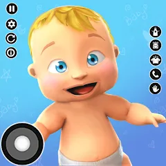 Взломанная Virtual Baby Mother Simulator  [МОД Mega Pack] - полная версия apk на Андроид