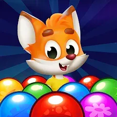 Взломанная Bubble Friends Bubble Shooter  [МОД Бесконечные деньги] - стабильная версия apk на Андроид