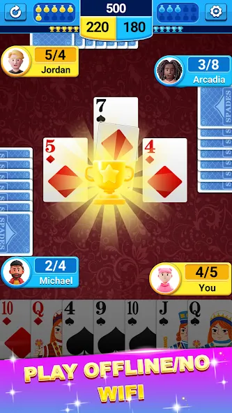 Spades  [МОД Unlocked] Screenshot 4