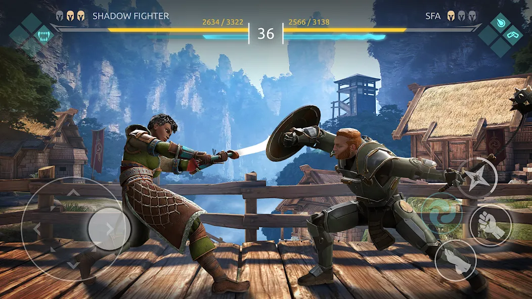 Shadow Fight 4: Arena (Шадоу Файт 4)  [МОД Бесконечные деньги] Screenshot 1