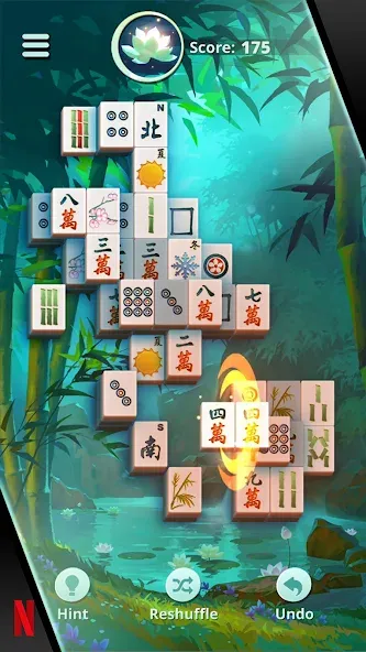 NETFLIX Mahjong Solitaire (НЕТФЛИКС)  [МОД Бесконечные монеты] Screenshot 1