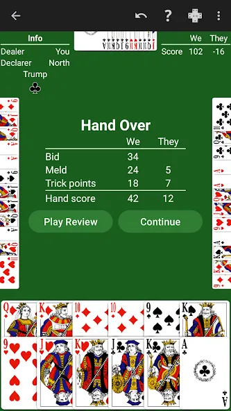 Pinochle - Expert AI (Пиночле)  [МОД Unlimited Money] Screenshot 3