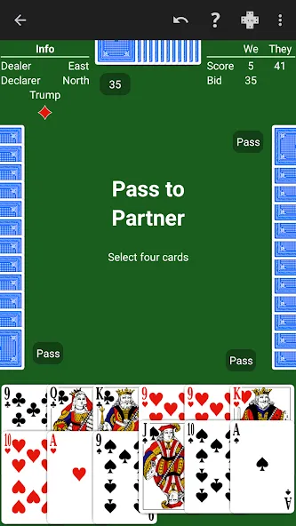 Pinochle - Expert AI (Пиночле)  [МОД Unlimited Money] Screenshot 4