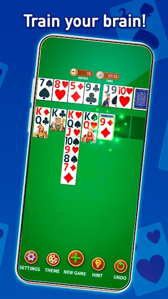 Solitaire: Classic Card Game (Клондайк Солитер)  [МОД Menu] Screenshot 2