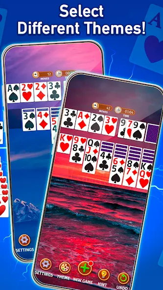 Solitaire: Classic Card Game (Клондайк Солитер)  [МОД Menu] Screenshot 4