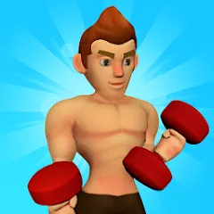 Скачать взломанную Muscle Tycoon 3D: MMA Boxing (Масл Тайкун 3D)  [МОД Все открыто] - полная версия apk на Андроид