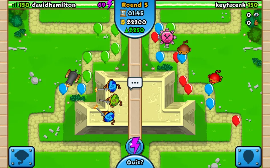 Bloons TD Battles (Блунс ТД Батлз)  [МОД Меню] Screenshot 2