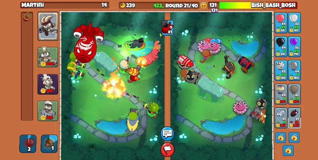 Bloons TD Battles 2 (Блунс ТД Батлс 2)  [МОД Unlimited Money] Screenshot 2