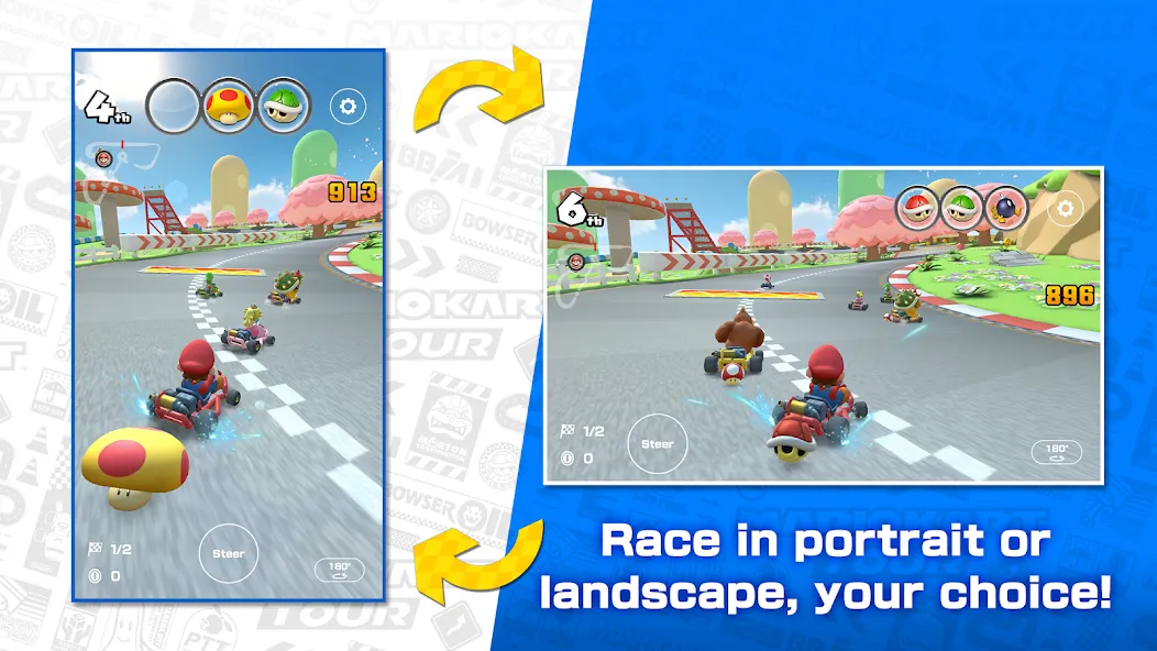 Mario Kart Tour (Марио Карт Тур)  [МОД Unlocked] Screenshot 3