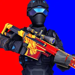 Скачать взлом POLYWAR: 3D FPS online shooter (ПОЛИВАР)  [МОД Много денег] - полная версия apk на Андроид