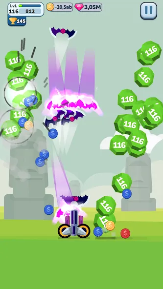 Ball Blast Cannon blitz mania (Балл Бласт Кэннон блиц мания)  [МОД Mega Pack] Screenshot 2