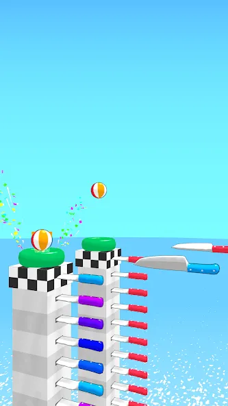 Ball Up: Knife Racing (Болл Ап)  [МОД Unlimited Money] Screenshot 4