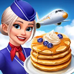 Скачать взломанную Airplane Chefs - Cooking Game (Эйрплейн Чефз)  [МОД Menu] - полная версия apk на Андроид