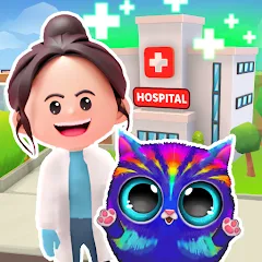 Взломанная Cute Animals: Pet Doctor (Мрдж Кьют Энималс)  [МОД Unlocked] - стабильная версия apk на Андроид