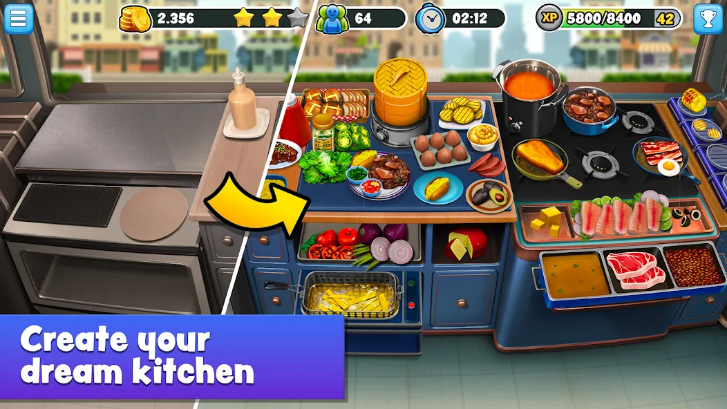 Food Truck Chef™ Cooking Games (Фуд Трак Шеф)  [МОД Бесконечные монеты] Screenshot 3