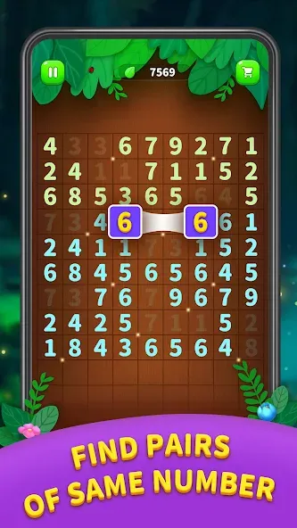 Number Match - Ten Pair Puzzle (Намбер Матч)  [МОД Menu] Screenshot 1