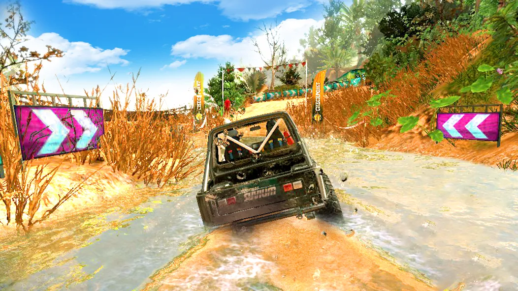 4X4 Offroad SUV Driving Games  [МОД Unlimited Money] Screenshot 4