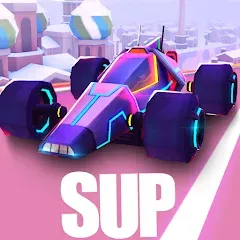 Скачать взлом SUP Multiplayer Racing Games (СУП Мультиплеер Рейсинг)  [МОД Много денег] - полная версия apk на Андроид