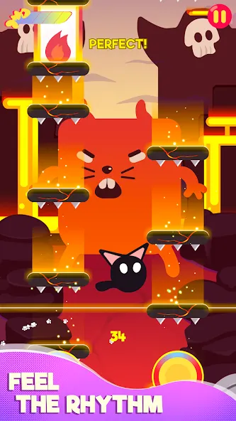 Cringe the Cat - Music Game  [МОД Все открыто] Screenshot 2