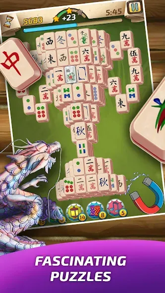 Mahjong Village  [МОД Меню] Screenshot 1