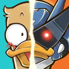 Взлом Merge Duck 2: Idle RPG (Мердж Дак 2)  [МОД Бесконечные монеты] - последняя версия apk на Андроид