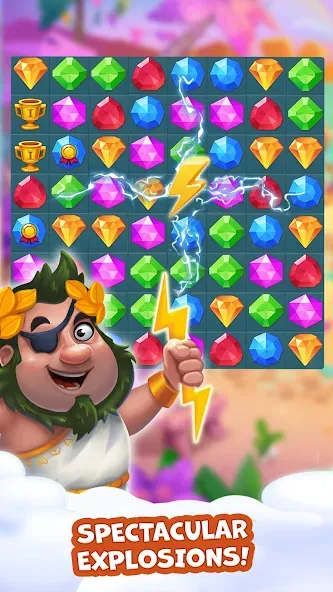 Pirate Treasures: Jewel & Gems  [МОД Mega Pack] Screenshot 3