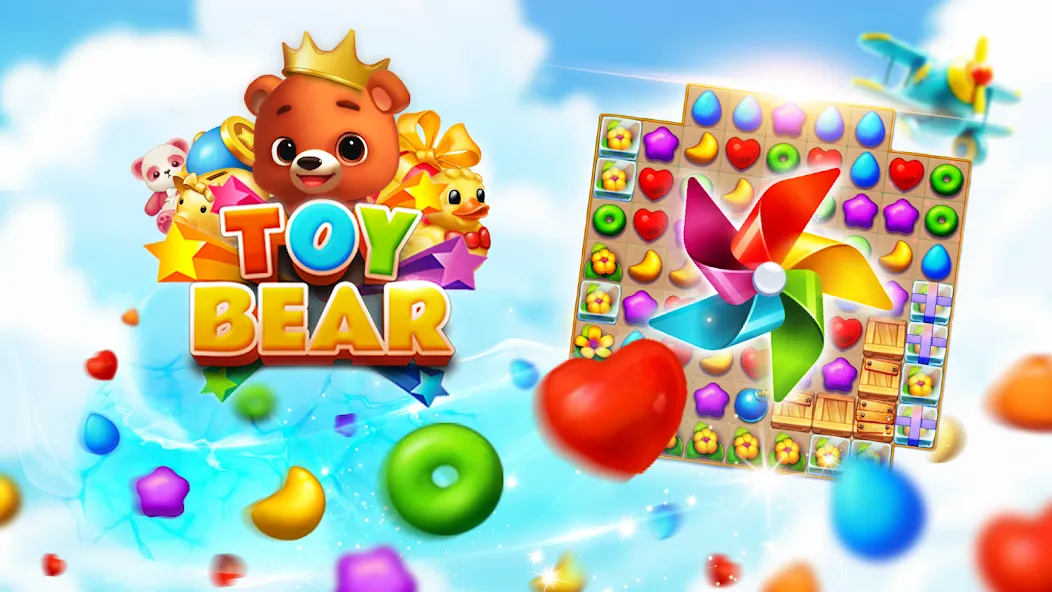 Toy Bear Sweet POP: Match 3 (Той Бир Свит ПОП)  [МОД Много денег] Screenshot 5