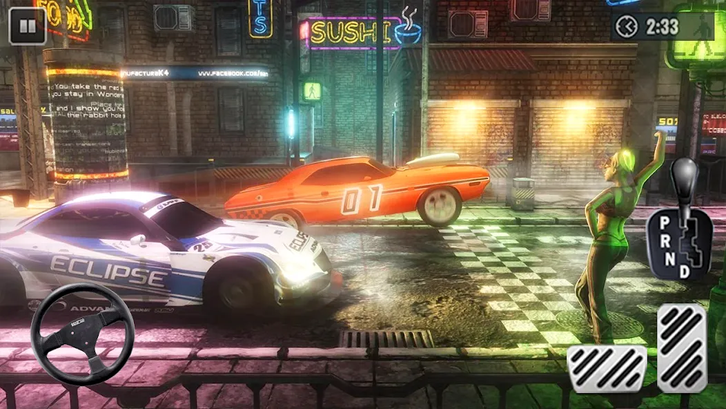 Extreme Car Drag Racing (Экстремальные гонки драгстеров)  [МОД Меню] Screenshot 5