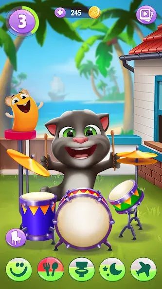 My Talking Tom 2  [МОД Mega Pack] Screenshot 1