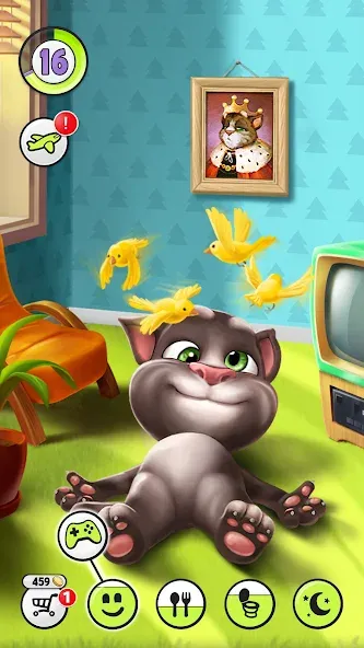 My Talking Tom  [МОД Много монет] Screenshot 1