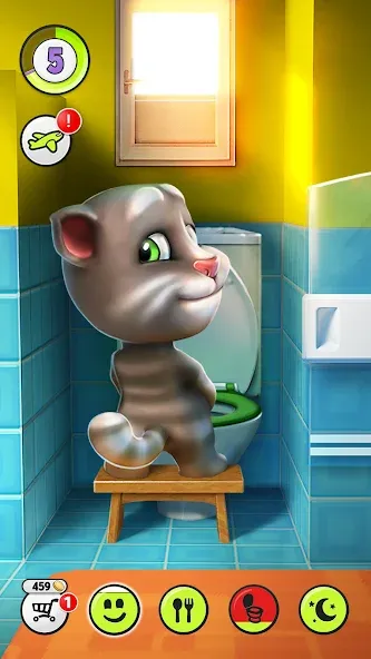 My Talking Tom  [МОД Много монет] Screenshot 2