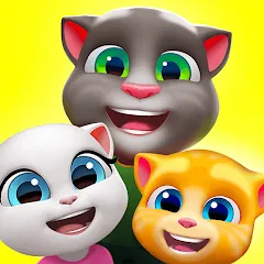 Скачать взлом My Talking Tom Friends  [МОД Бесконечные деньги] - стабильная версия apk на Андроид