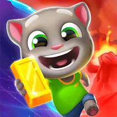 Взлом Talking Tom Time Rush  [МОД Меню] - полная версия apk на Андроид