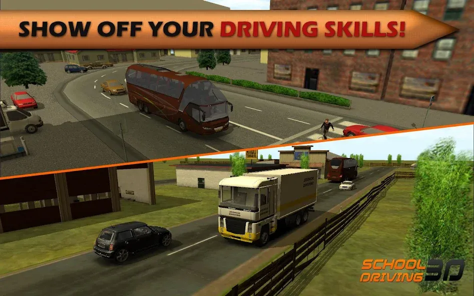 School Driving 3D (Скул Драйвинг 3Д)  [МОД Много монет] Screenshot 5