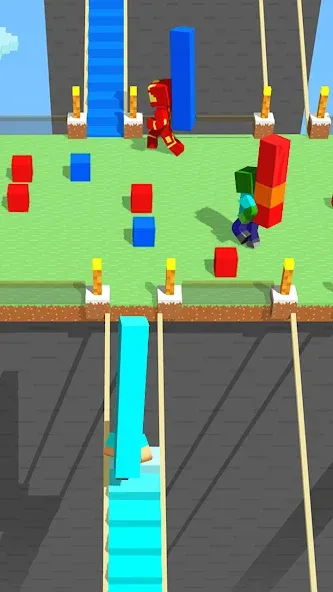 Craft Bridge Race (Крафт Бридж Рейс)  [МОД Много денег] Screenshot 5