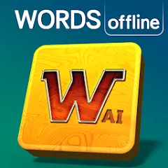 Скачать взлом Words AI Friends Classic  [МОД Mega Pack] - полная версия apk на Андроид