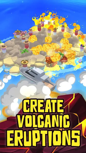 Volcano Island - Sim Game (Вулканический остров)  [МОД Много денег] Screenshot 5