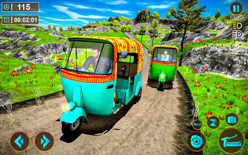 Tuk Tuk Offroad Auto Rickshaw (Тук Тук оффроуд автомобильный рикша)  [МОД Unlimited Money] Screenshot 1