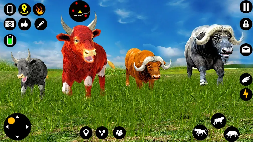 Angry Bull Attack Fight Games (Ангри Булл Атак Файт Геймс)  [МОД Mega Pack] Screenshot 1