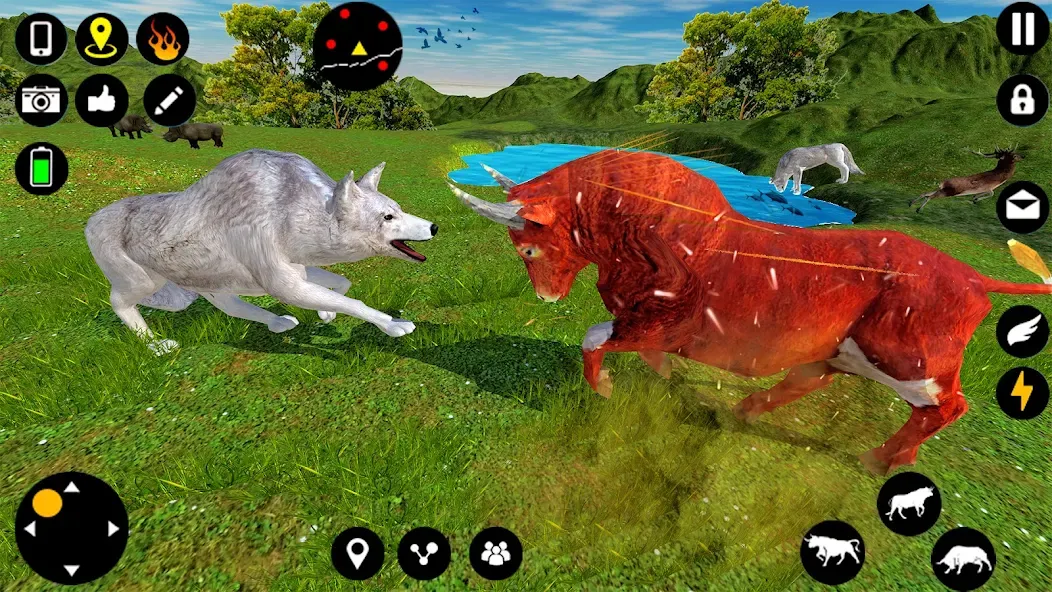 Angry Bull Attack Fight Games (Ангри Булл Атак Файт Геймс)  [МОД Mega Pack] Screenshot 3