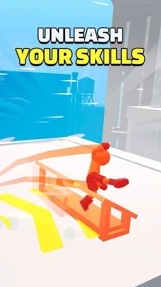 Parkour Race - FreeRun Game (Паркур Рейс)  [МОД Menu] Screenshot 4